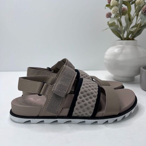 Sorel Roaming Decon Leather Slingback Sandals Tan NL4706-264 Women 7.5 Tried On - Picture 3 of 9